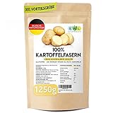 Kartoffelfasern 1250g XXL Vorteilspack Kartoffelfaser aus deutschen Kartoffeln I kontrolliert und abgefüllt in Deutschland I Kartoffelmehl Kartoffelfasermehl 1,25kg