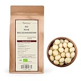 Kamelur 500g BIO Macadamianüsse in Rohkostqualität - ganze Macadamia Nüsse ohne Schale der Klasse 1L, roh und unbehandelt