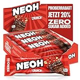 NEOH Zero Zucker Schokoladen-Knusperriegel | Keto-freundlich & Low Carb | 115 kcal & 1g Zucker | 6g Protein | Die gesunde Alternative zu herkömmlichen Süßigkeiten | 12er Pack