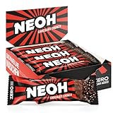 NEOH Lowcarb Protein Riegel Schokolade | 1g Zucker / 115 kcal / 6g Protein pro Riegel | Ohne Zuckerzusatz | Vorteilsbox 12x30g | Chocolate