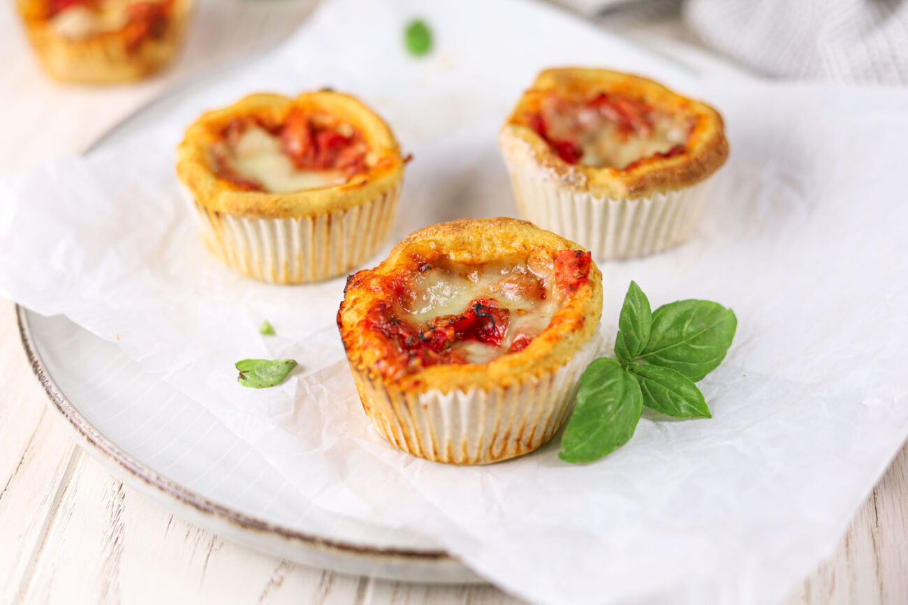Low Carb Pizza-Muffins