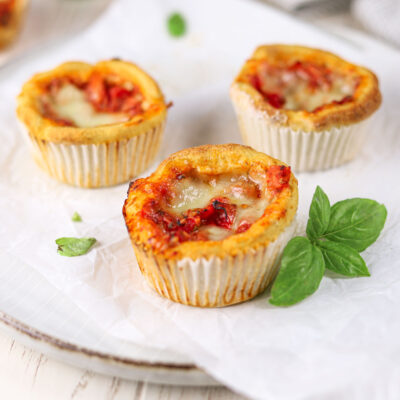 Low Carb Pizza-Muffins