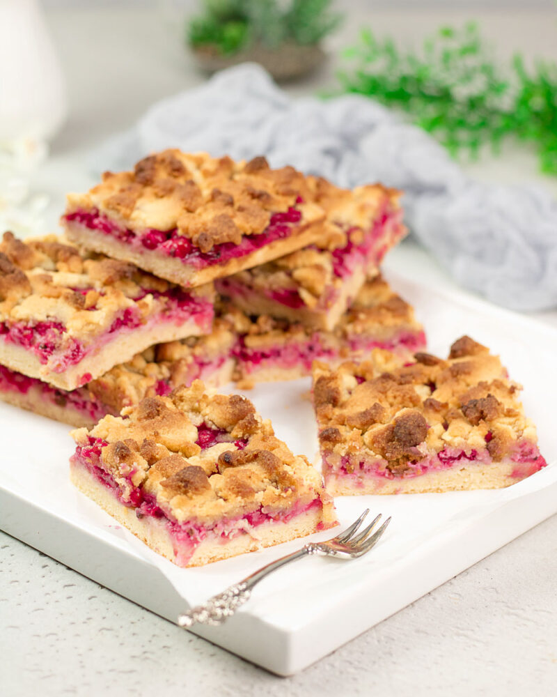 Johannisbeer-Streuselkuchen Low Carb