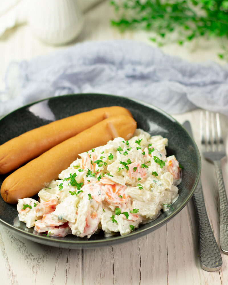 Low Carb Kohlrabi-Karotten-Salat