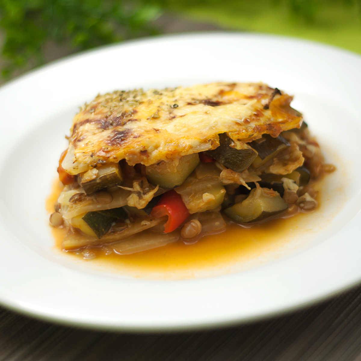 Vegetarische Kohlrabi-Lasagne mit Ziegen-Camembert