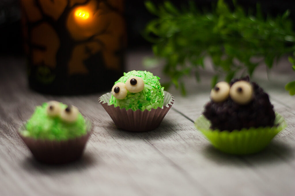 Die kleinen Low Carb Monster sind perfekt für Halloween oder dem Kindergeburtstag