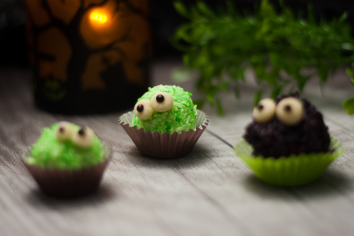 Kleine Low Carb Monster für Halloween