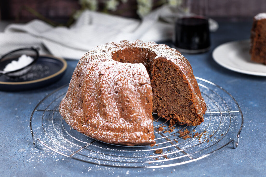 Toller Low Carb Rotweinkuchen mit wenig Kohlenhydraten