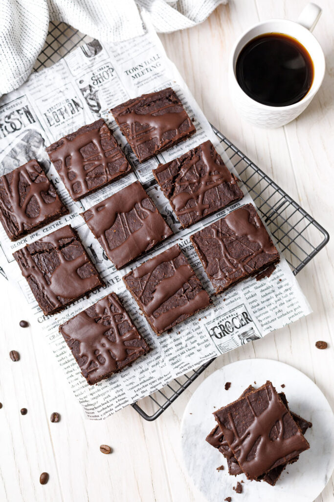 Low Carb und vegan: Kaffee-Brownies