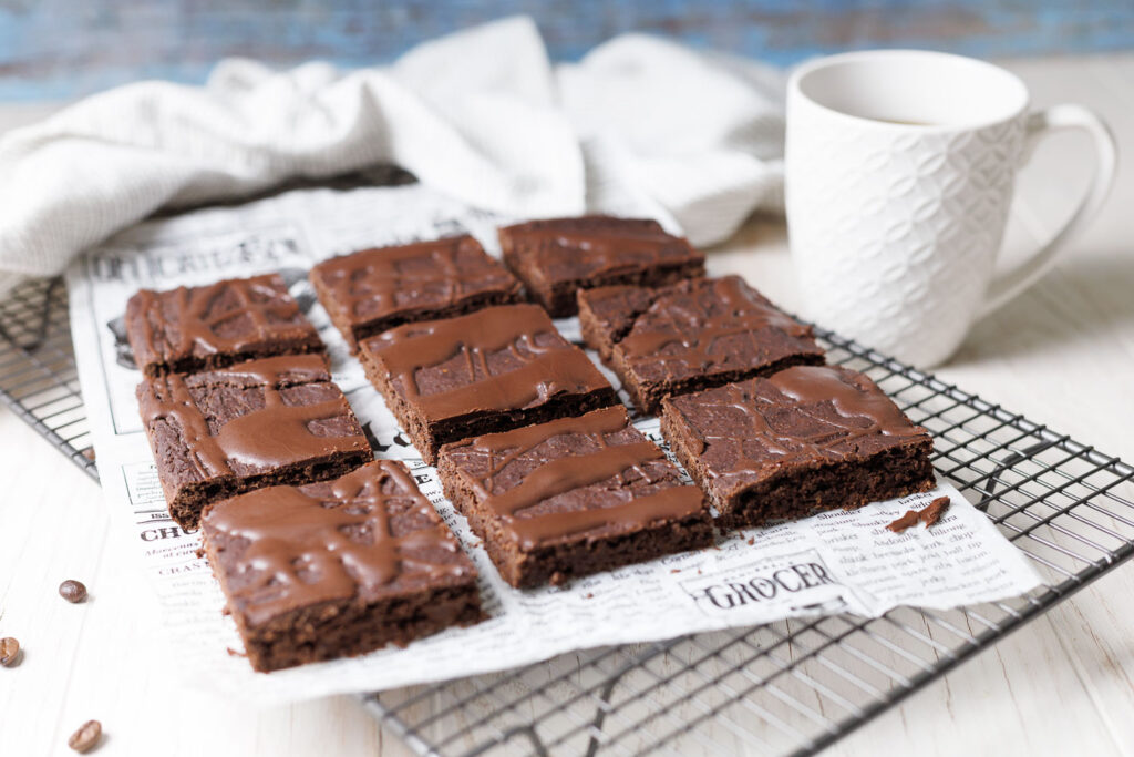 Vegane Kaffee-Brownies