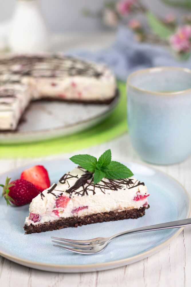 Low Carb Erdbeer-Mascarpone-Torte