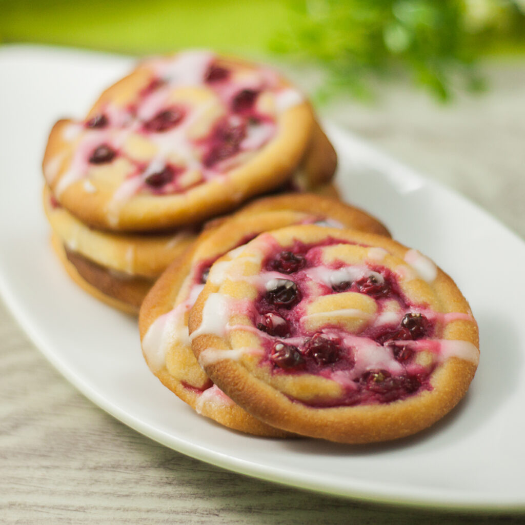 Die Johannisbeer-Schnecken sind lecker Low Carb und auch noch zuckerfrei.