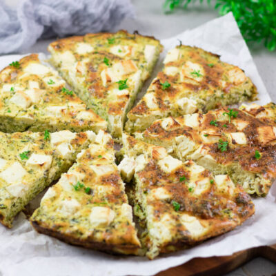 Die Zucchini-Frittata ist ein perfektes Hauptgericht für jeden Tag.