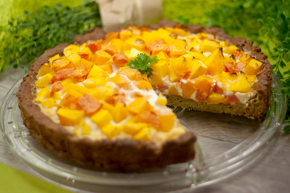 Low Carb Kürbis-Papaya-Quiche