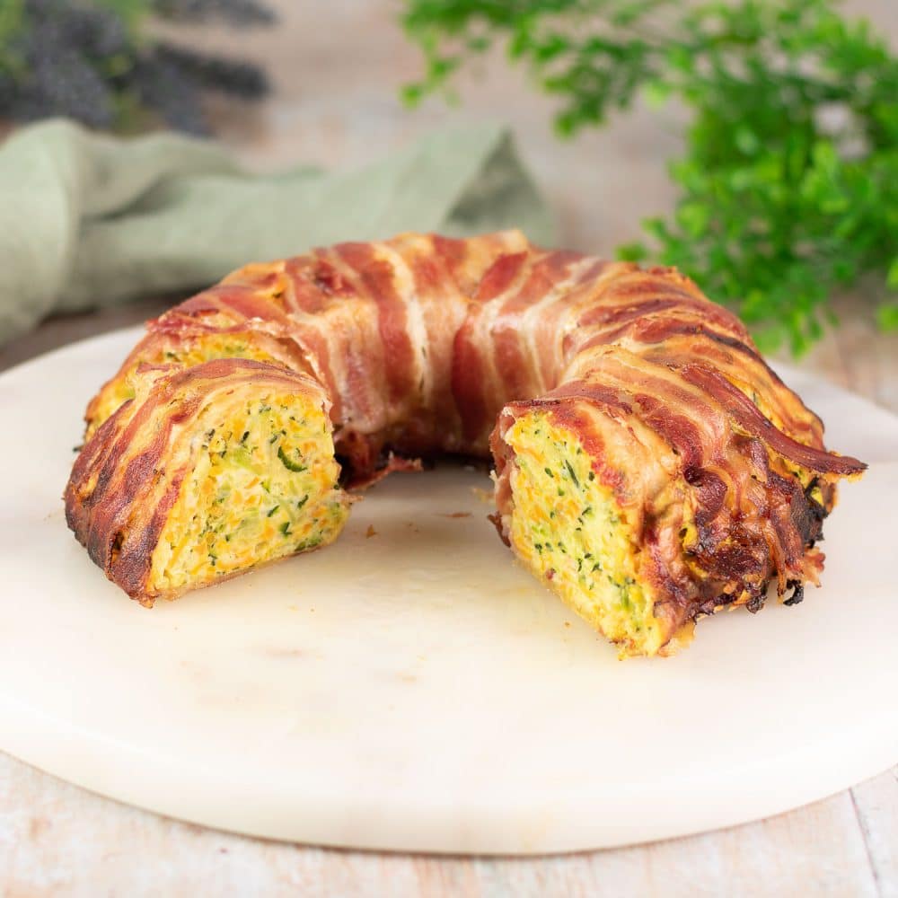 Gemüse-Bacon-Ring, lecker und Low Carb