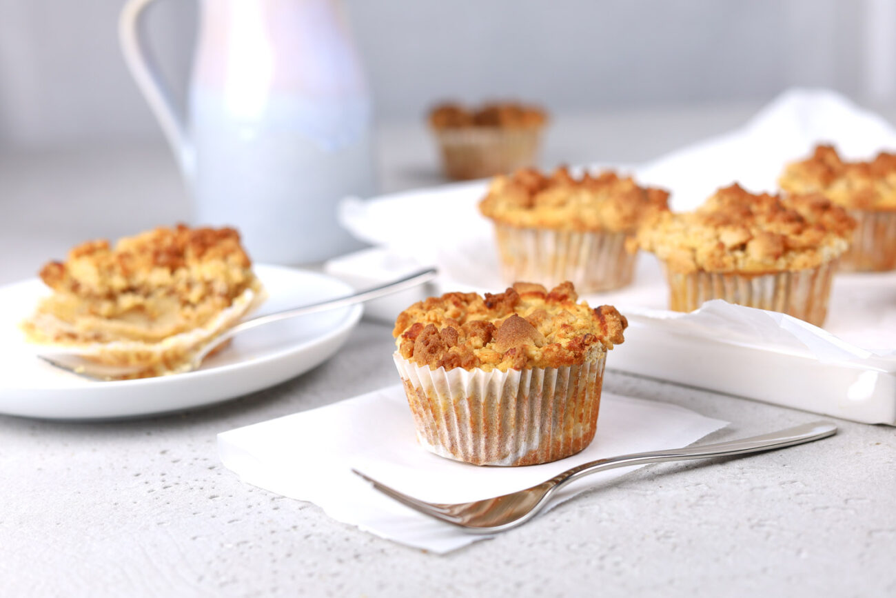 Low Carb Apfel-Streusel-Muffins