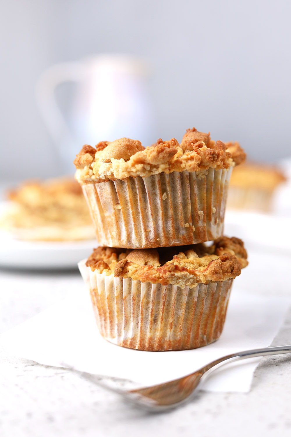 tolle Apfel-Streusel-Muffins ohne Zucker