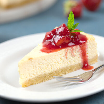 New York Cheesecake: Low Carb und Glutenfrei