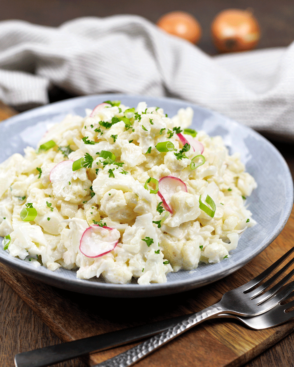 Keto Blumenkohlsalat