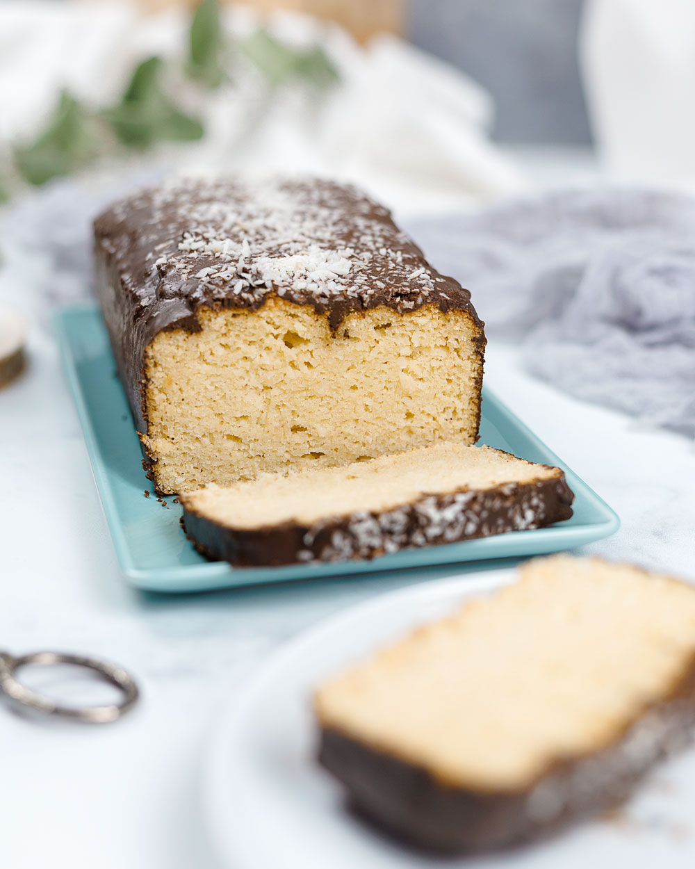 Low Carb Bounty-Kuchen: Innen Kokos außen Schokolade!