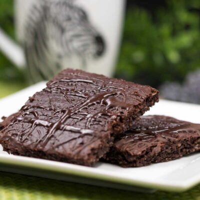 Die Brownies sind lecker und ohne Zucker, ohne Mehl und ohne Kohlenhydrate!