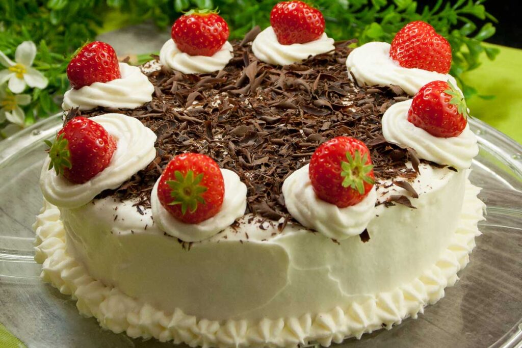 Low Carb Erdbeer-Sahne-Torte
