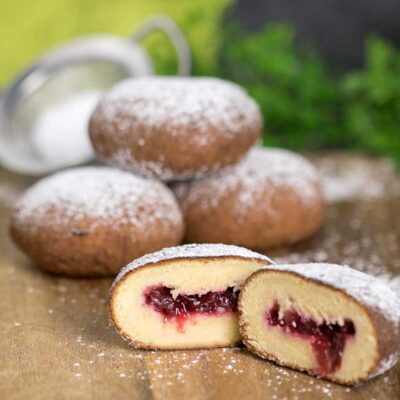 Die Mini-Krapfen sind lecker Low Carb und glutenfrei!