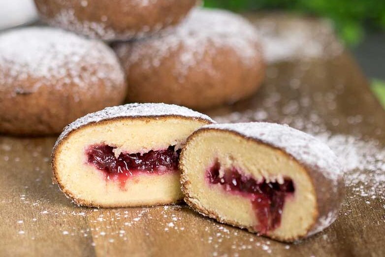 Die Mini-Krapfen sind lecker Low Carb und glutenfrei!