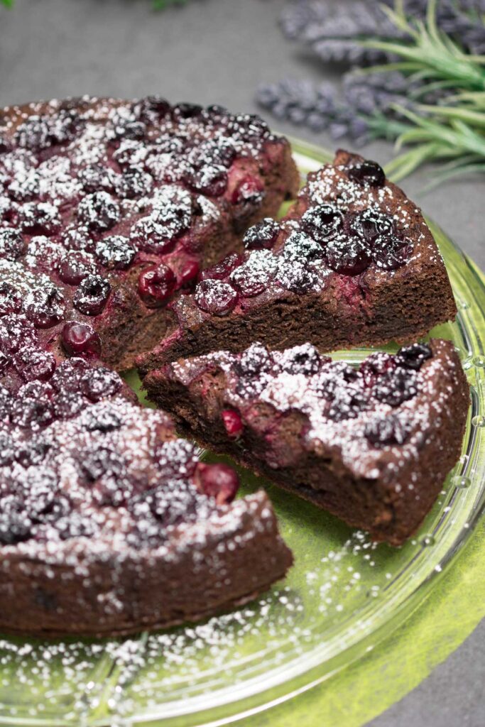 Low Carb Schoko-Kirschkuchen auch glutenfrei