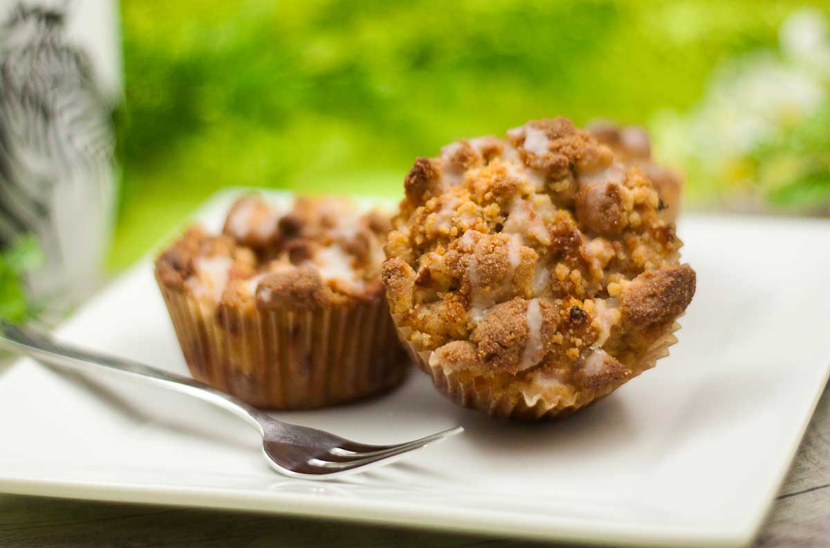 Apfel-Zimt-Muffins, saftig und lecker - Schwarzgrueneszebra.de