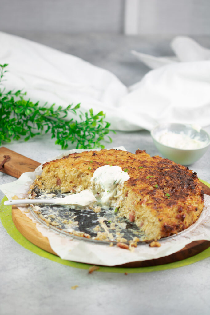 Krautkuchen ohne Boden, glutenfrei