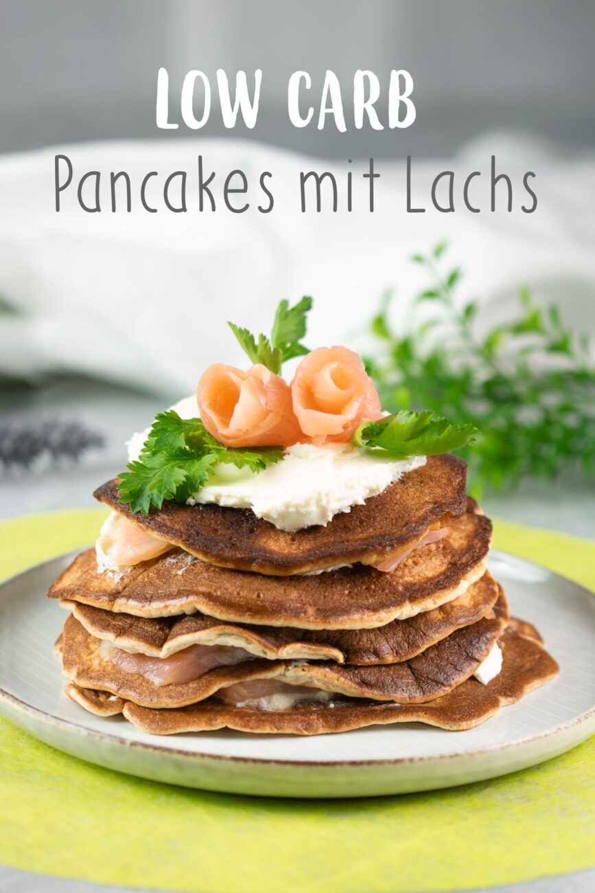 Deftige Low Carb Pancakes mit Lachs | KETO | GLUTENFREI | GESUND