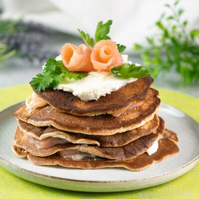 Die deftigen Pancakes sind lecker und Low Carb. Das Beste man benötigt nicht viele Zutaten dafür.