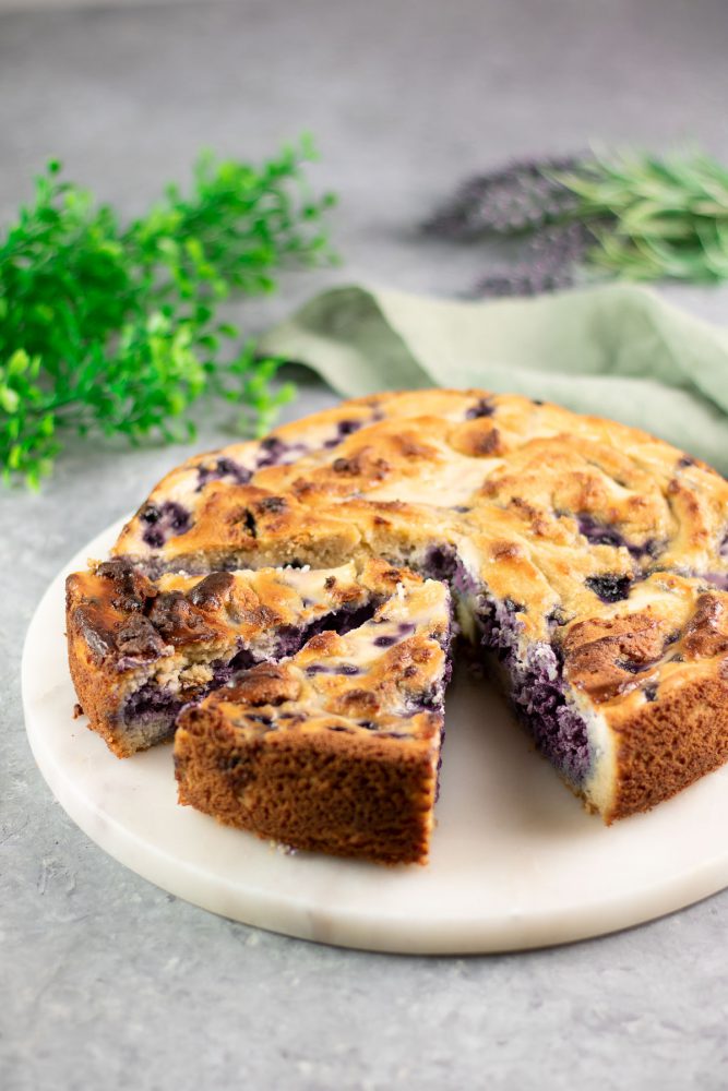 Low Carb Heidelbeer-Käsekuchen | Gesund und super lecker!