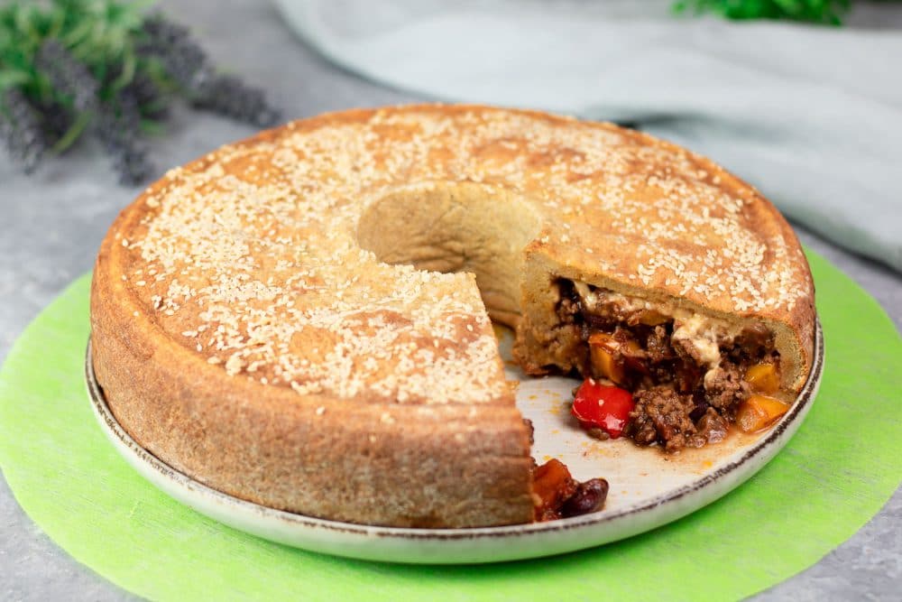 Low Carb Chili-Cheese-Meat-Pie
