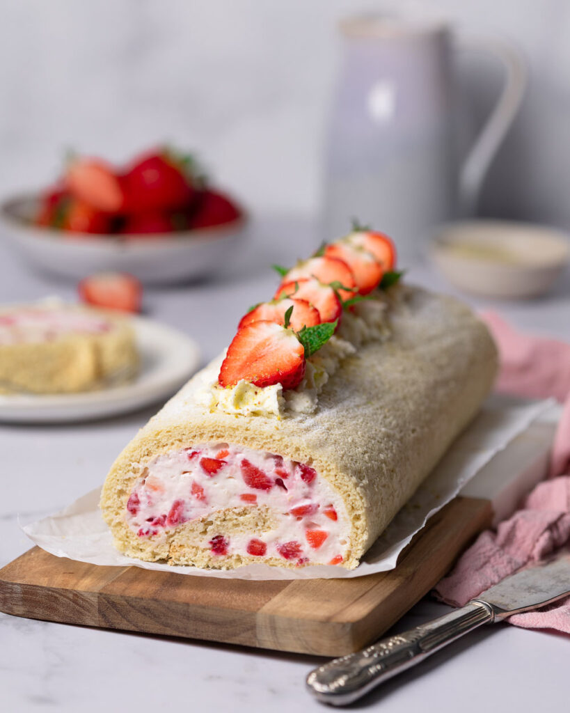Keto Biskuit-Rolle