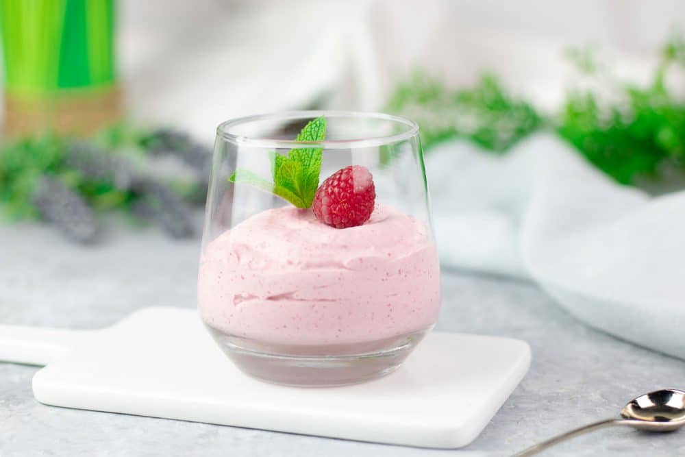 Low Carb Himbeer-Mousse