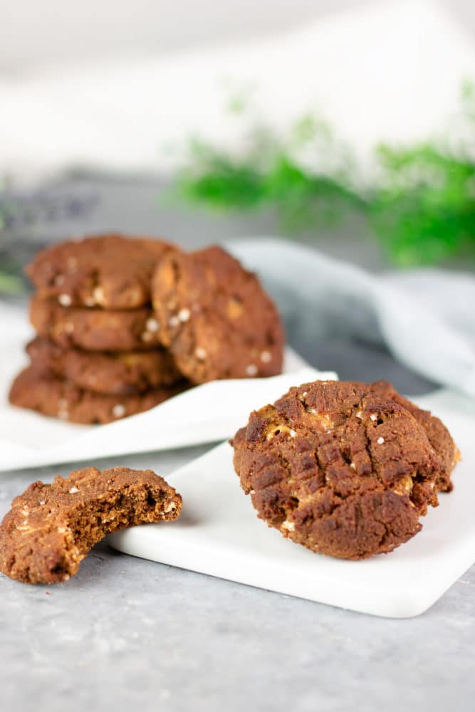 Die salted Macadamia-Cookies sind Low Carb, glutenfrei und zuckerfrei. Sie sind eine schöne Ergänzung zwischen süß und salzig.