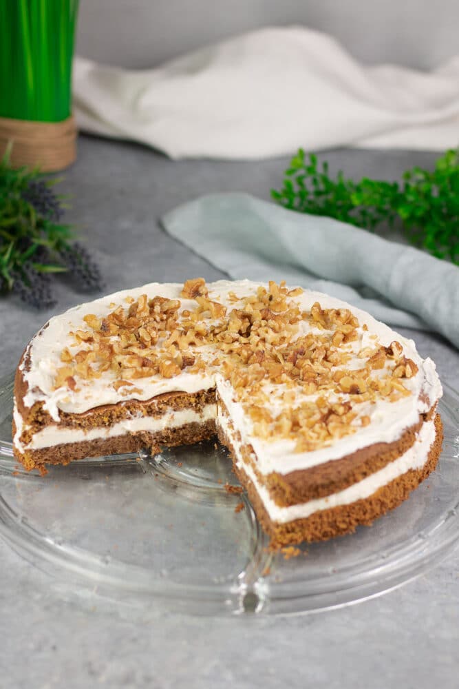 Walnuss Kürbis Kuchen 5
