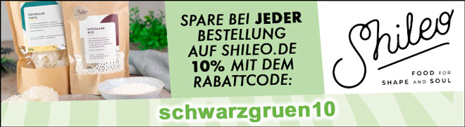 Spare 10% mit dem Rabattcode schwarzgruen10