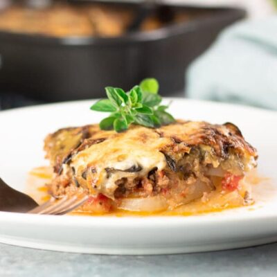 Die Low Carb Moussaka ist meine gesunde Alternative. Ist zudem ohne Zucker und ohne Mehl und daher glutenfrei.