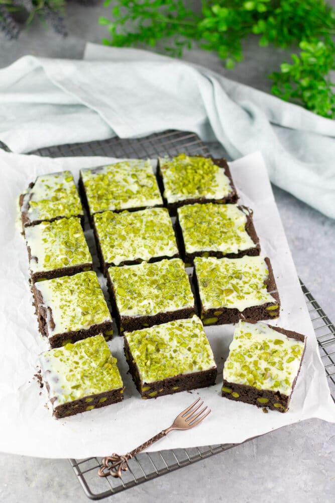 Pistazien Brownies 5