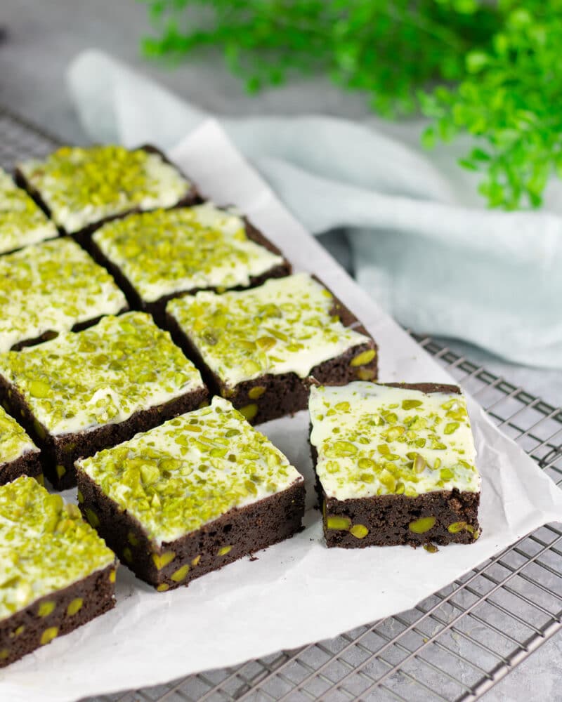 Pistazien Brownies 6