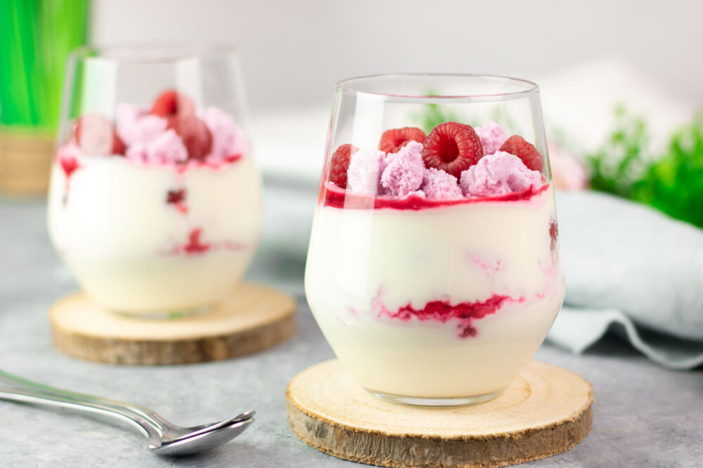 Low Carb Himbeer-Traum | Einfaches und leckeres Dessert ohne Zucker!