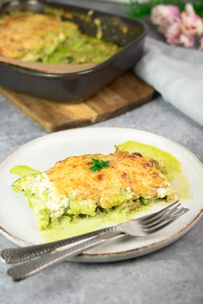 Zucchini Bärlauch Lasagne 2
