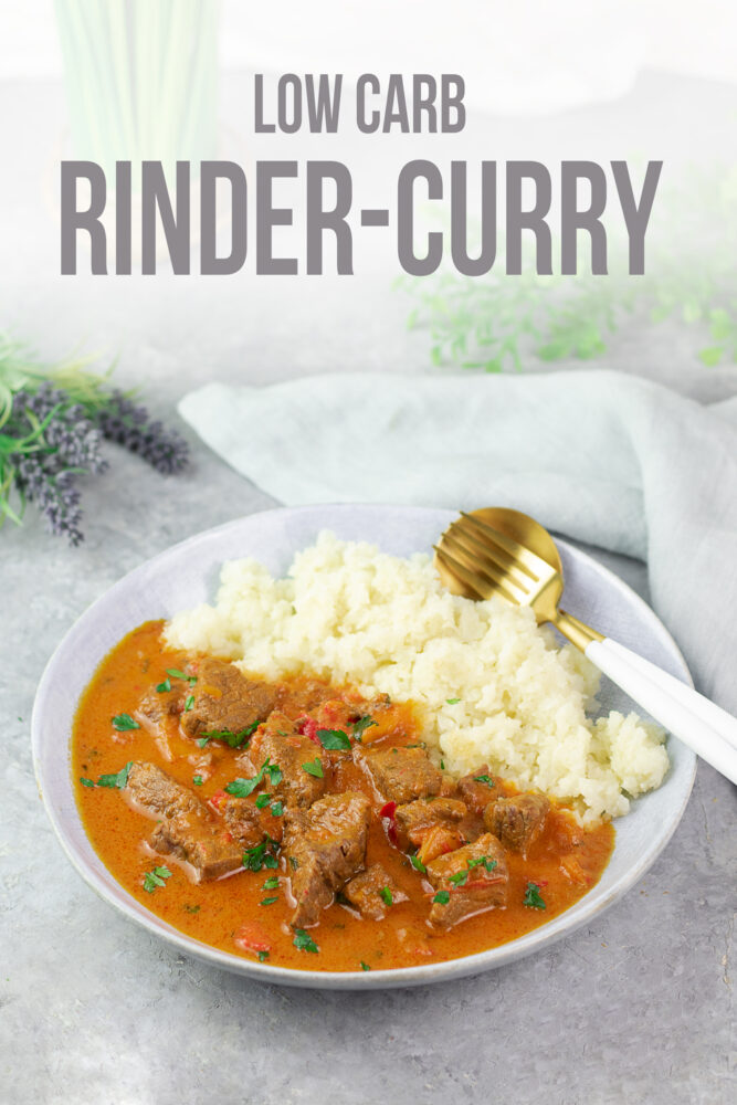 Leckeres Rinder-Curry nach indischer Art.