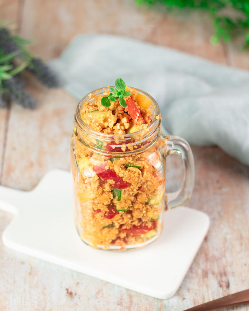 Low Carb Tomaten-Couscous-Salat