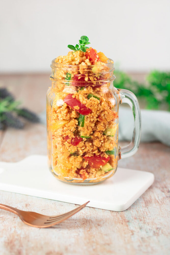 Low Carb Tomaten-Couscous-Salat