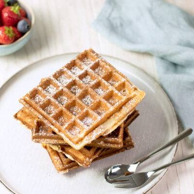 Diese Waffeln sind Low Carb, glutenfrei und zuckerfrei!