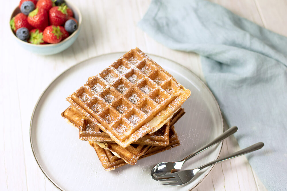 Grundrezept: Low Carb & Keto Waffeln